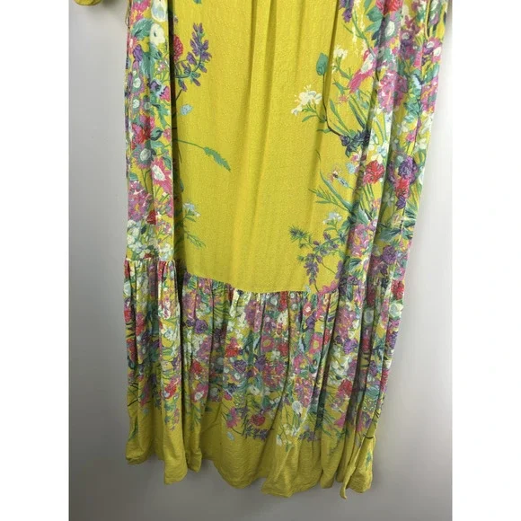 by Anthropologie Eliora Off the shoulder Floral Maxi Dress Small *Missing Belt - Picture 6 of 13
